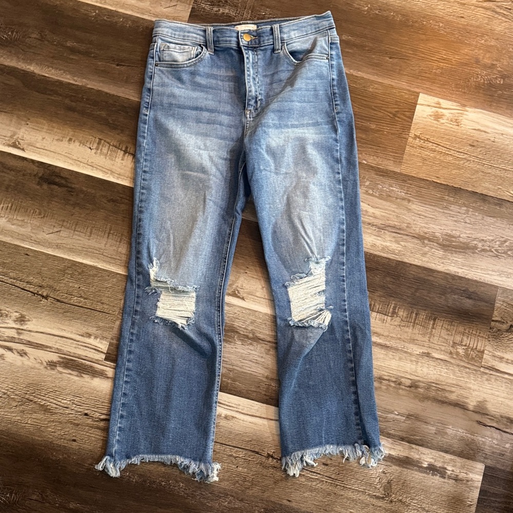Altar’d State Distressed Blue Jeans